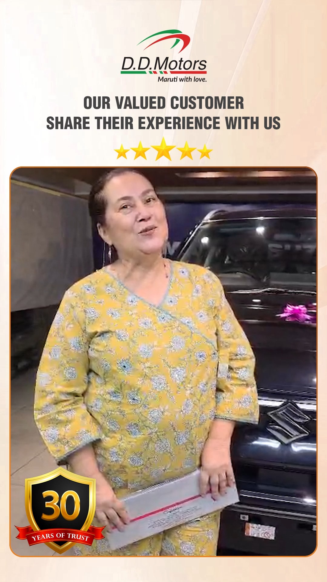 DD Motors customer